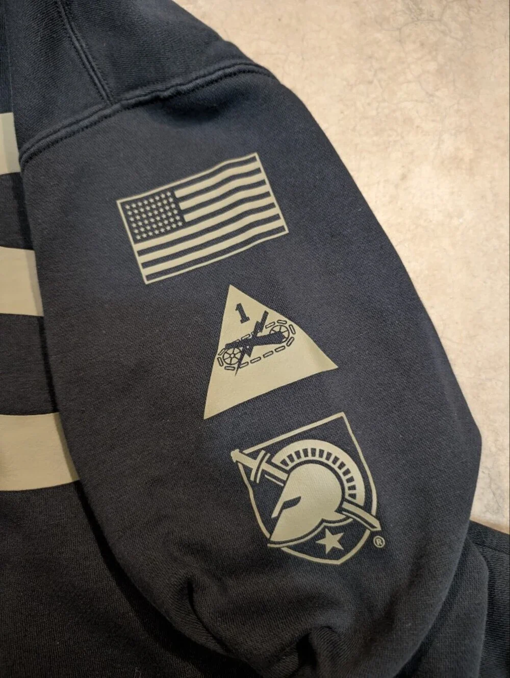 Nike Army Black Knights Sweatshirt Mens M Black Pullover